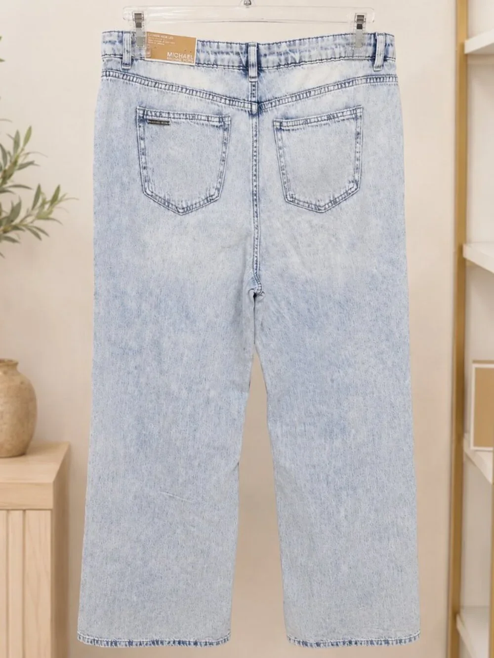 Michael Kors Carmen Wide Leg Jeans Size 10 NWT
